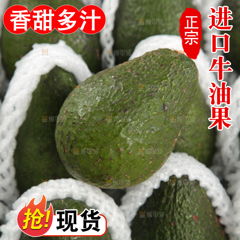 浅底上的牛油果