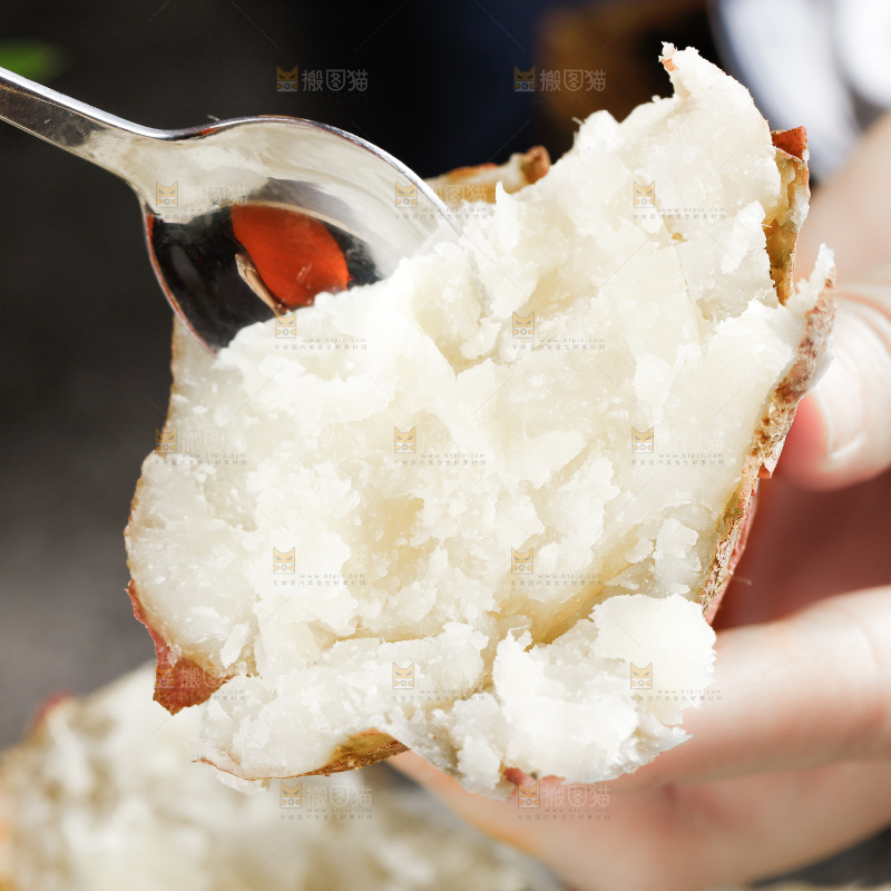 深底上的白心红薯