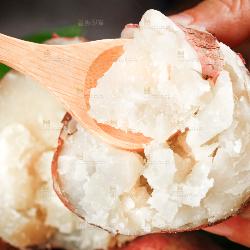 深底上的白心红薯
