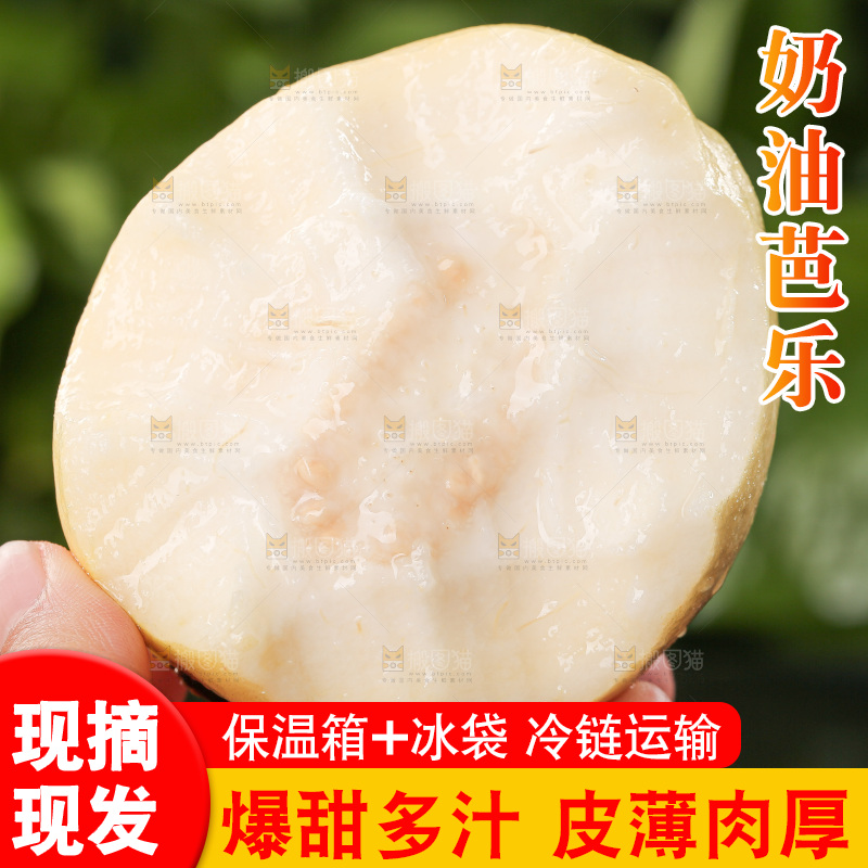 浅底上的奶油芭乐