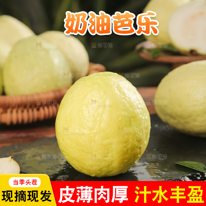 深底上的白心芭乐