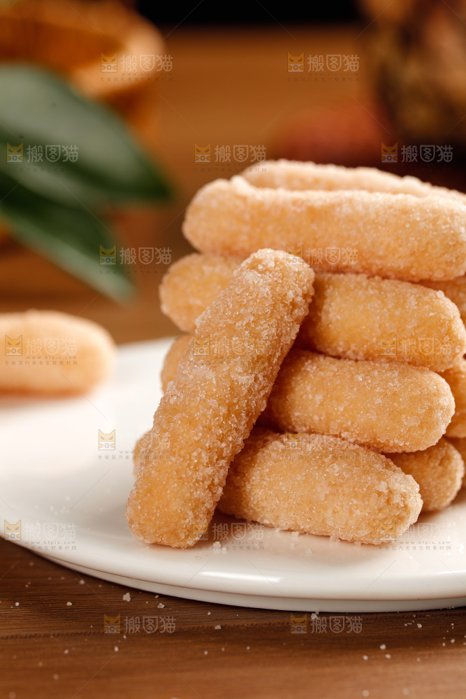 深底上的江米条