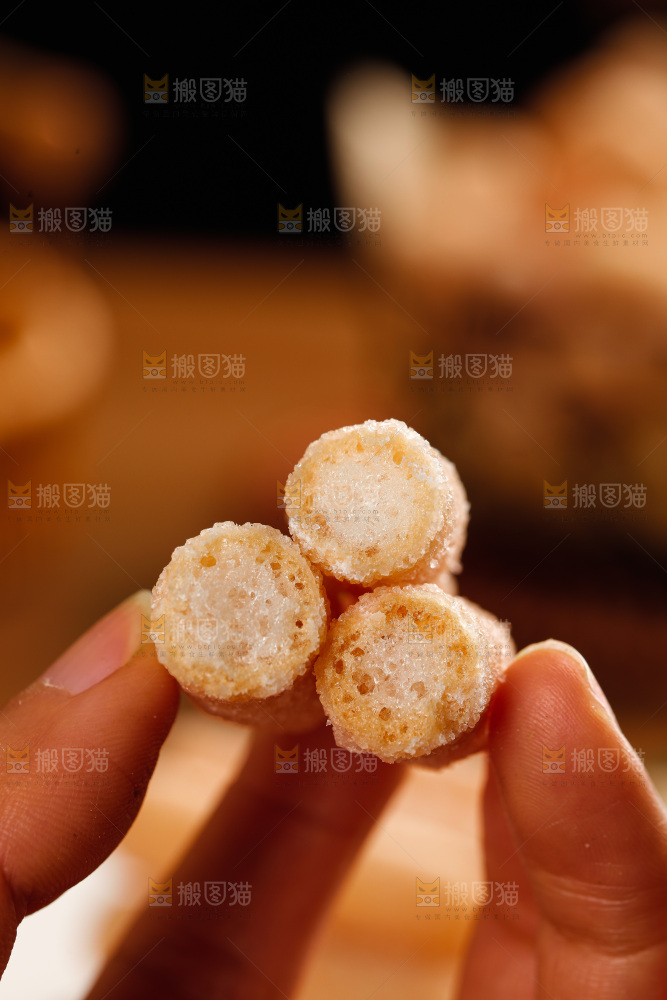 深底上的江米条