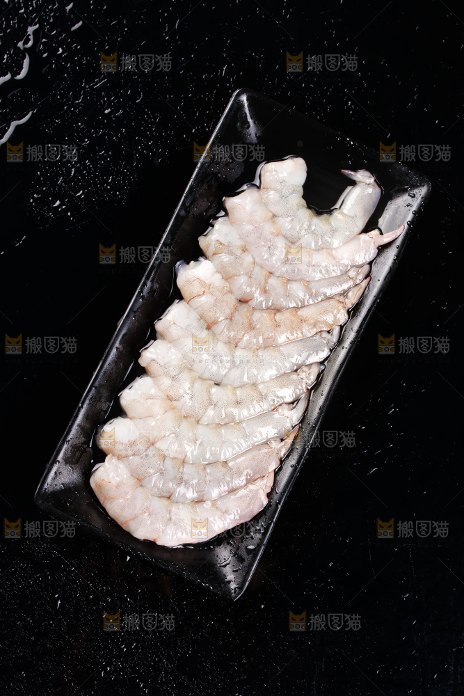深底上的虾仁