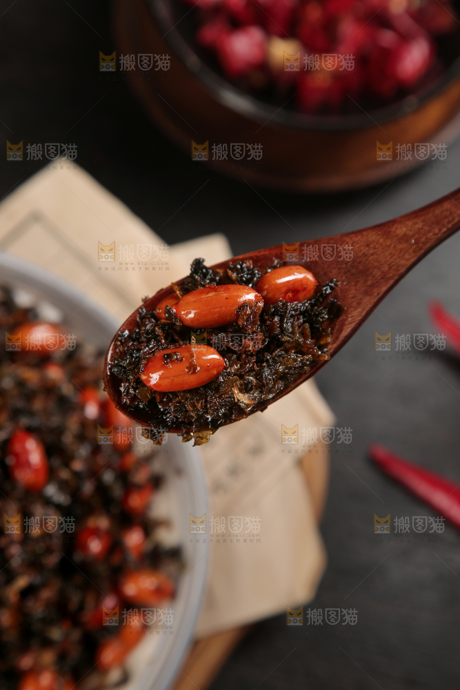 梅菜炒花生