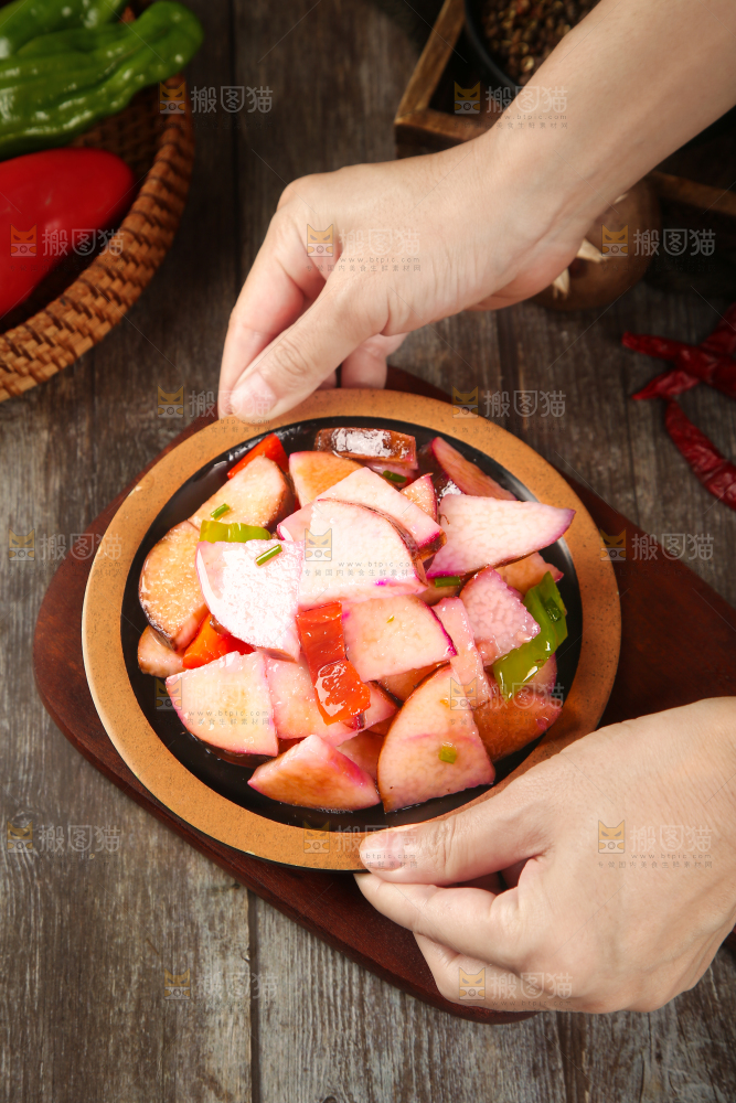 凉拌冰淇淋萝卜