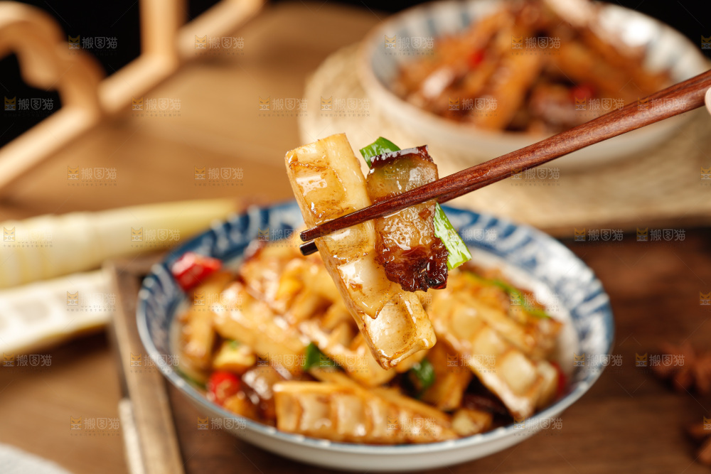 竹笋腊肉