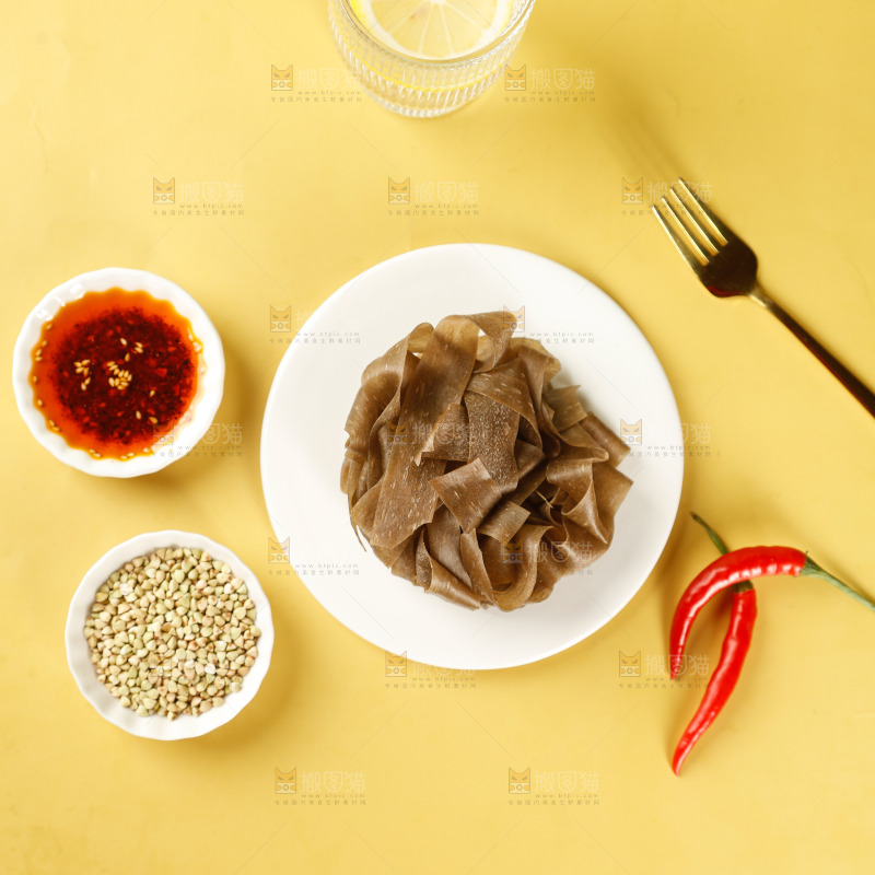 荞麦面皮