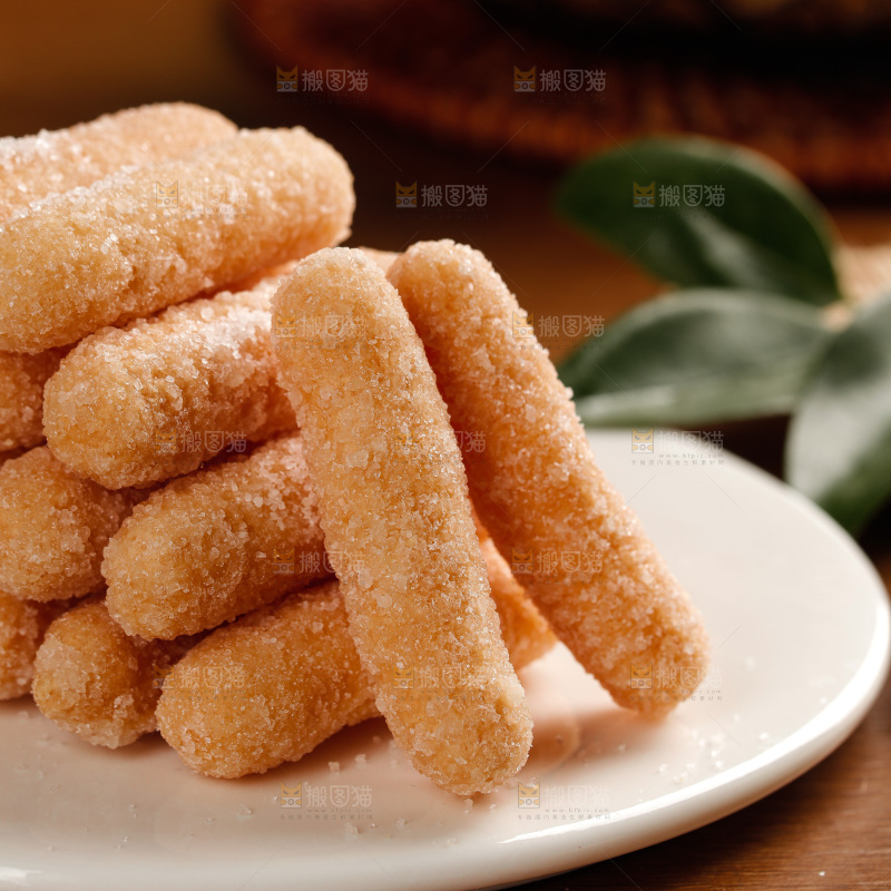 深底上的江米条