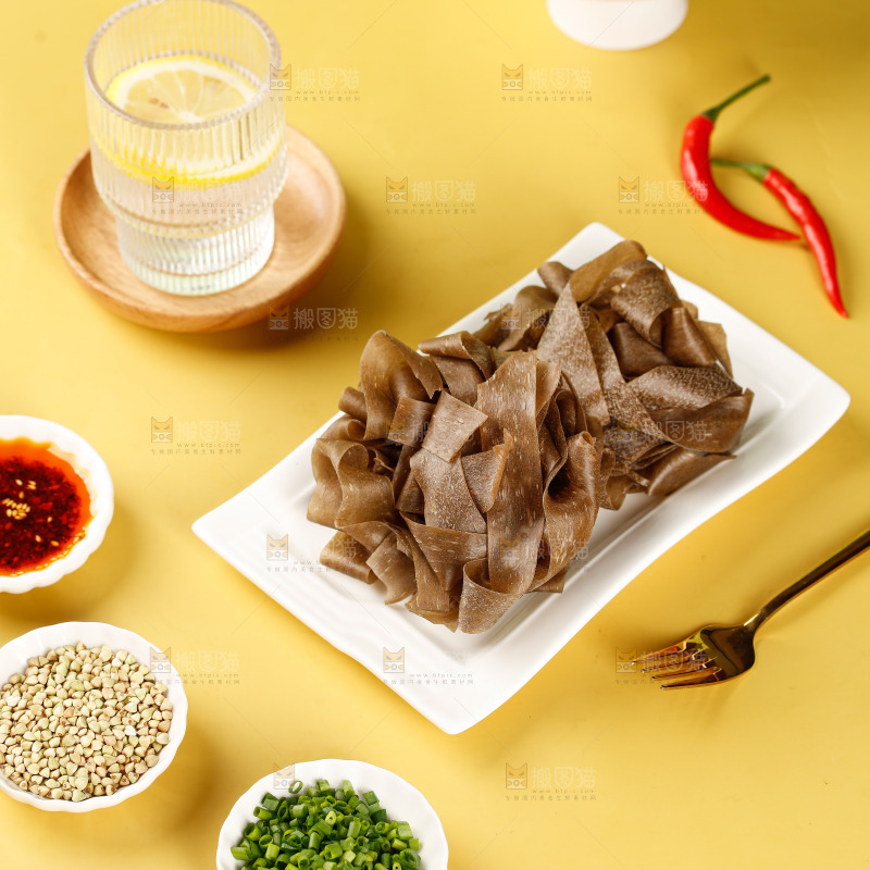 荞麦面皮