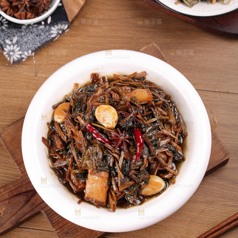 腊肉炒梅干菜