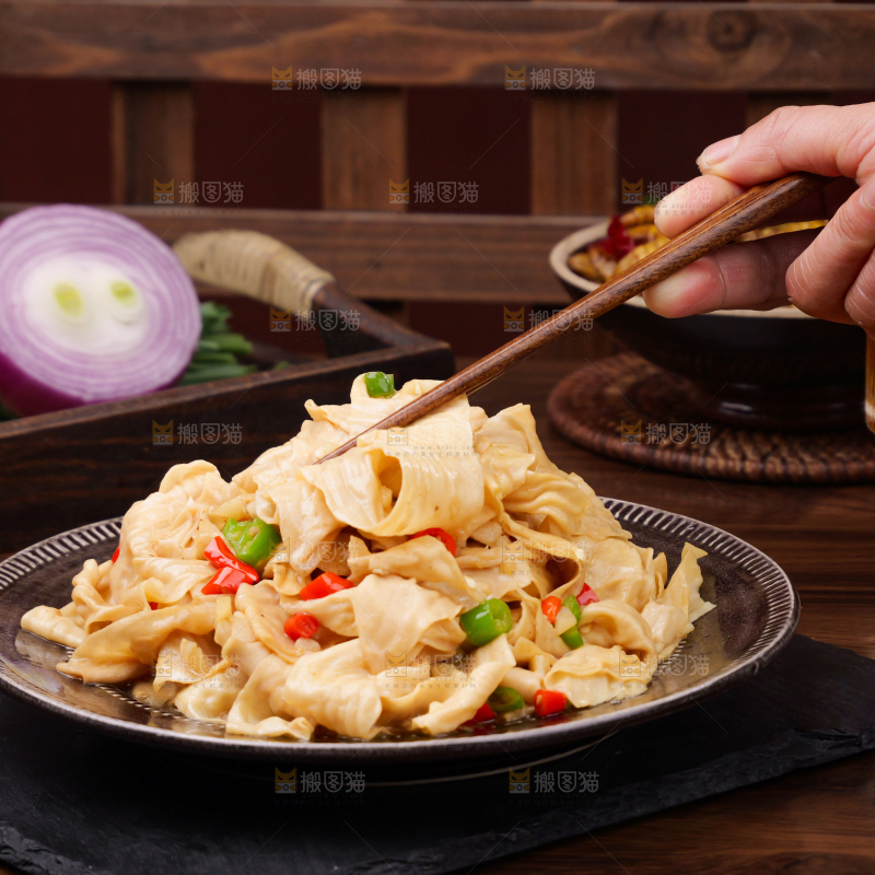 炒豆皮