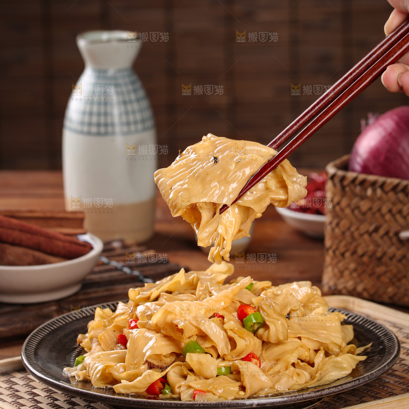 炒豆皮