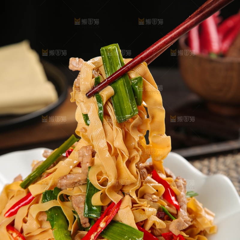 干豆腐炒肉丝
