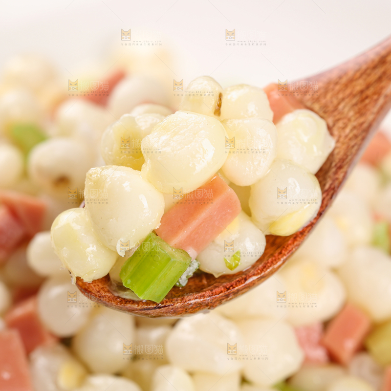 玉米粒炒火腿