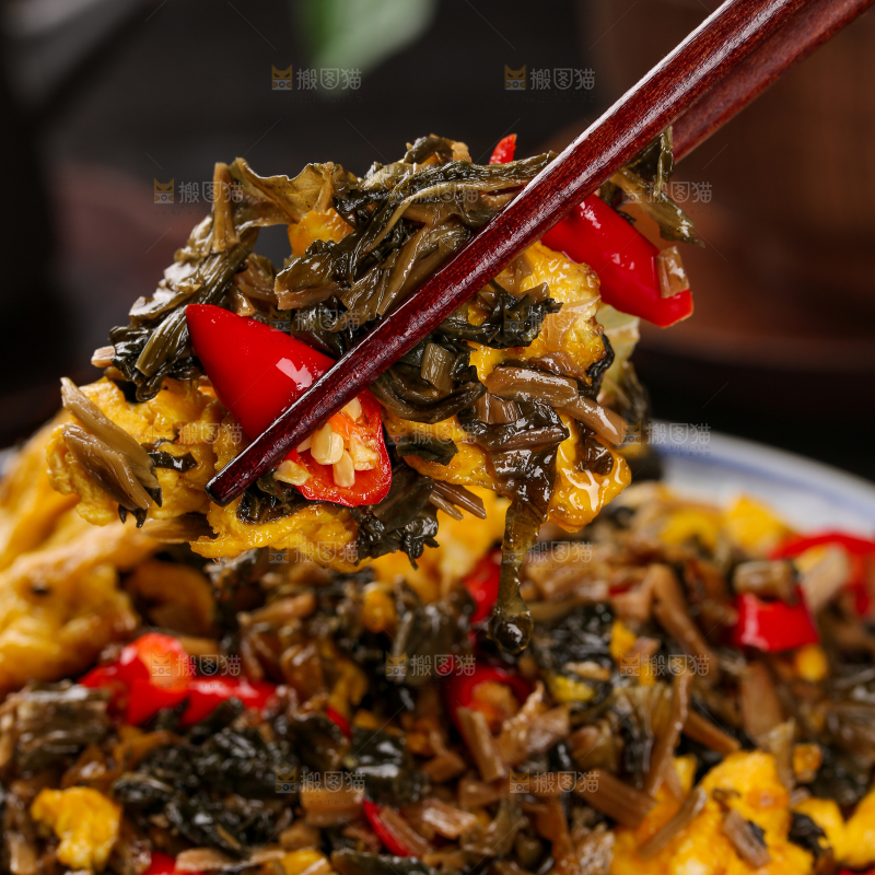 梅干菜炒鸡蛋