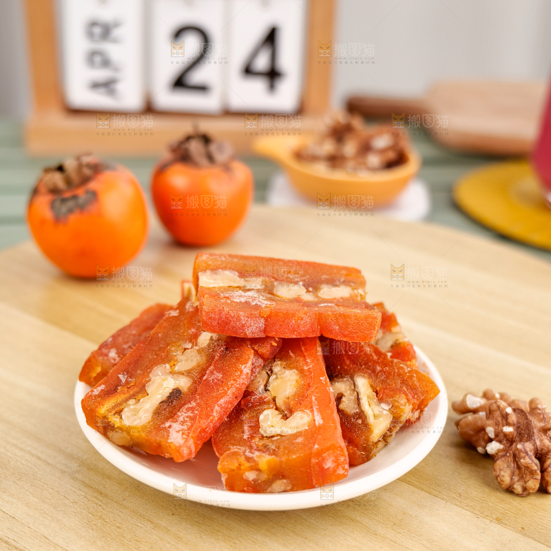 柿饼夹核桃