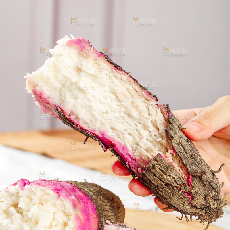 紫皮白心山药