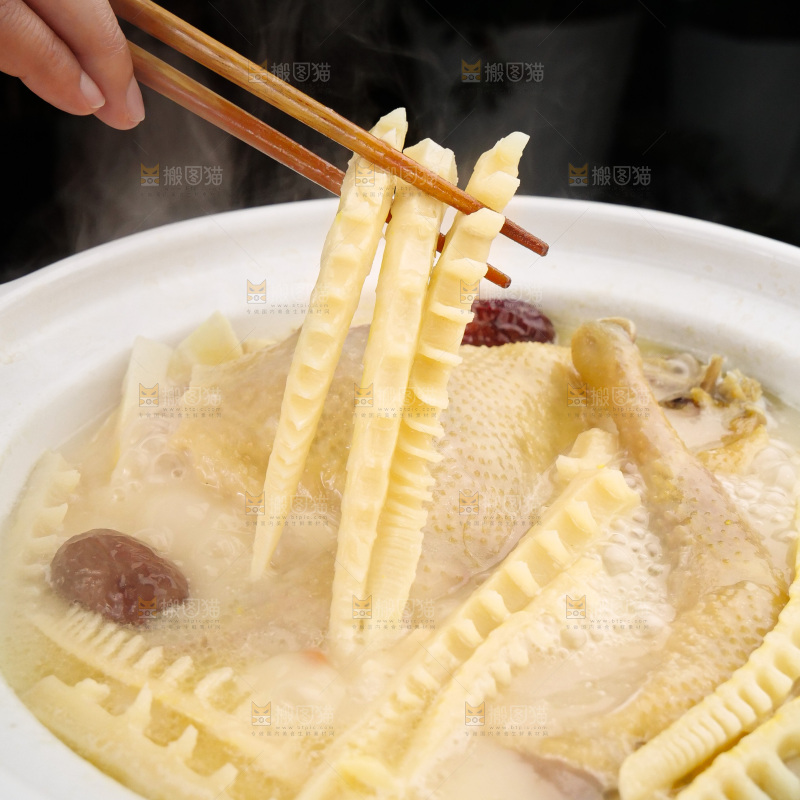 雷笋鸡汤