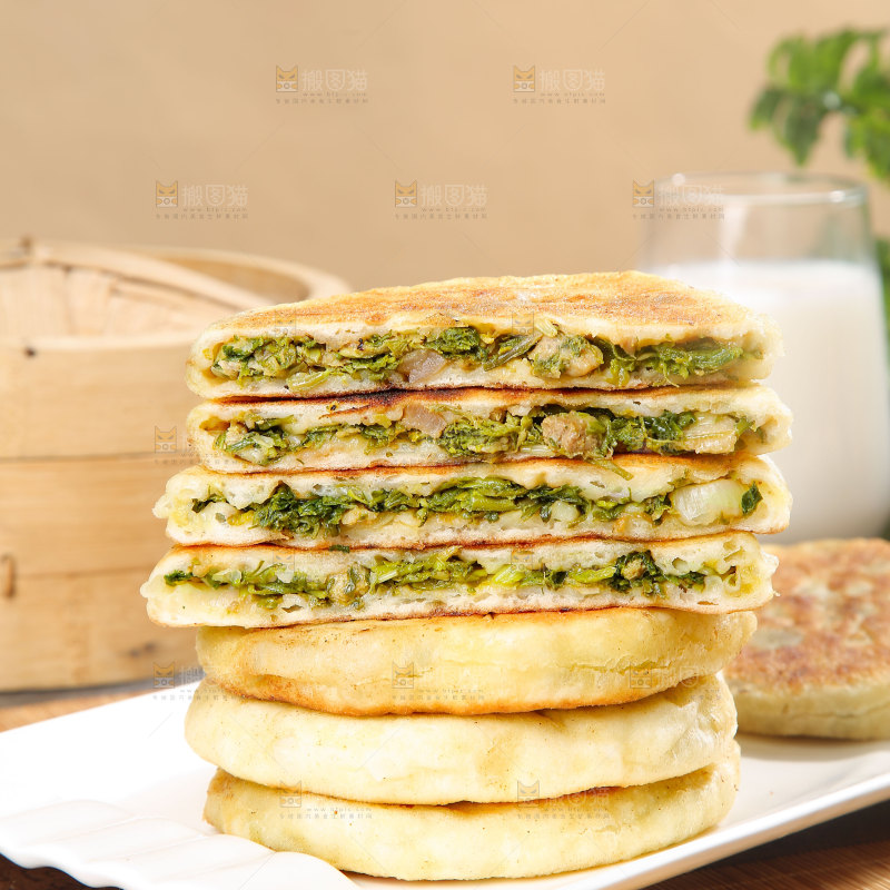 荠菜馅饼