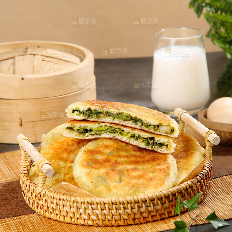 荠菜馅饼
