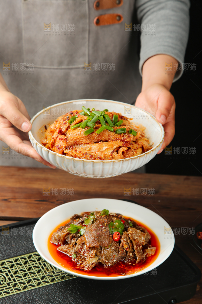 红油牛肚