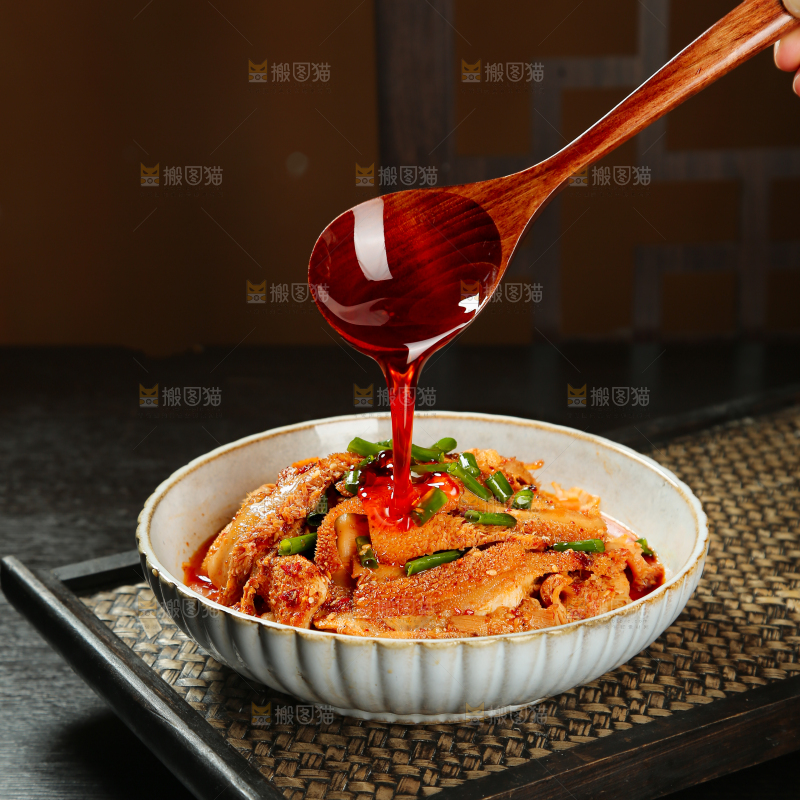 红油牛肚