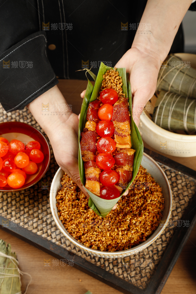 咸蛋黄肉粽