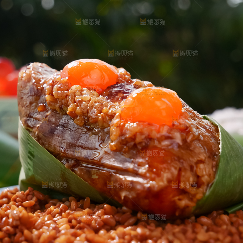 咸蛋黄肉粽