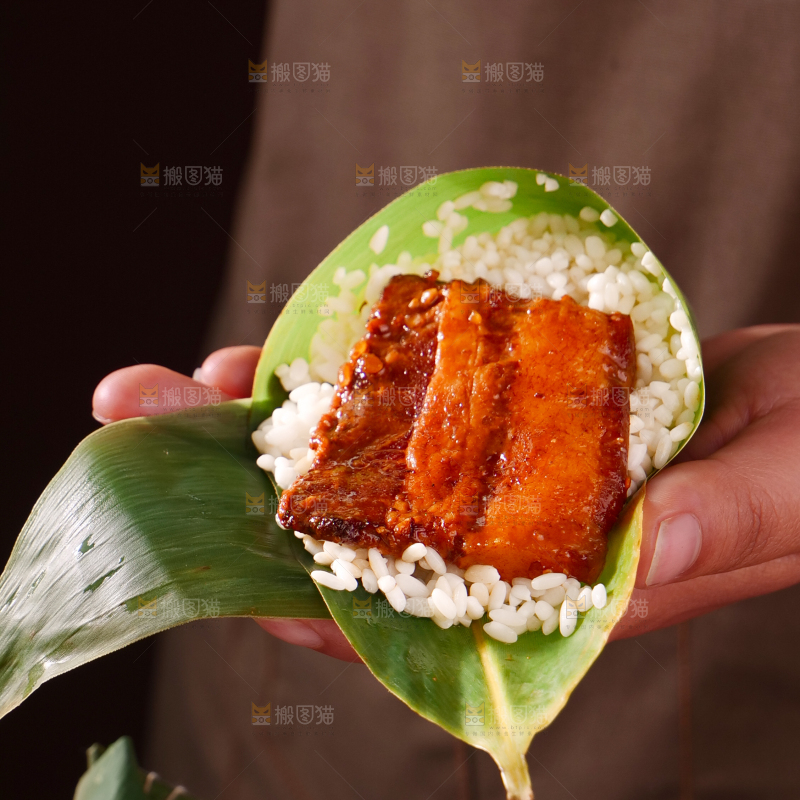 咸蛋黄肉粽