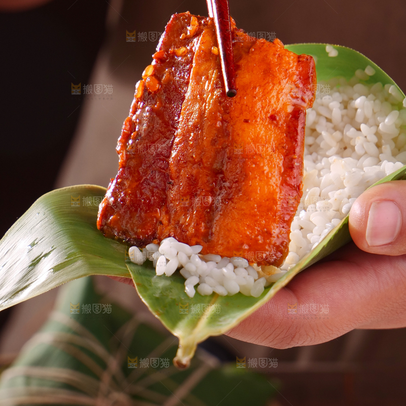 咸蛋黄肉粽