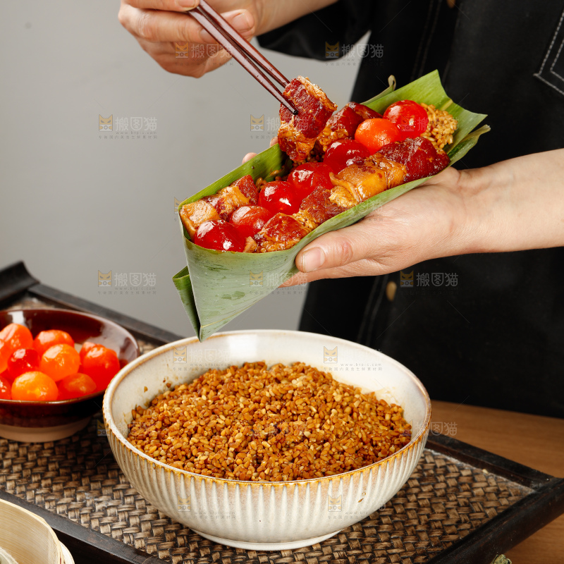 咸蛋黄肉粽