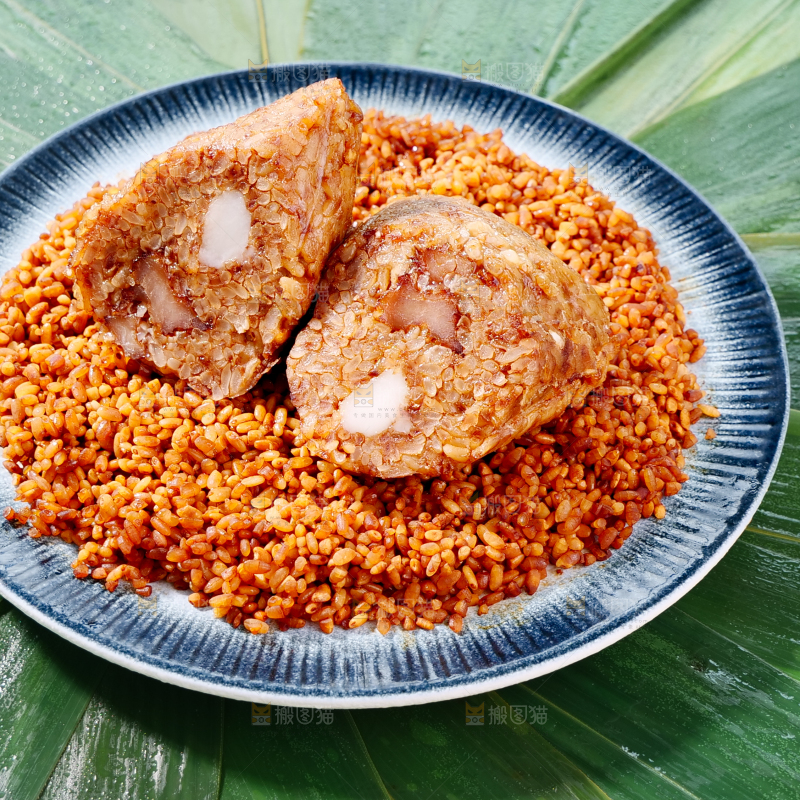 咸蛋黄肉粽