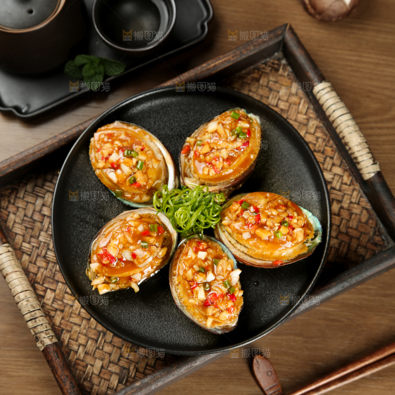 蒜蓉粉丝蒸鲍鱼
