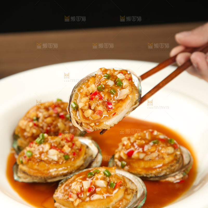 蒜蓉粉丝蒸鲍鱼