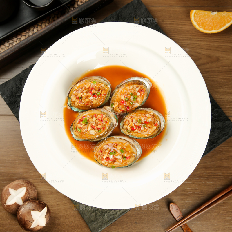蒜蓉粉丝蒸鲍鱼