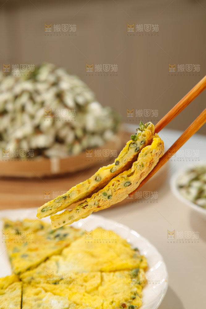 槐花煎蛋