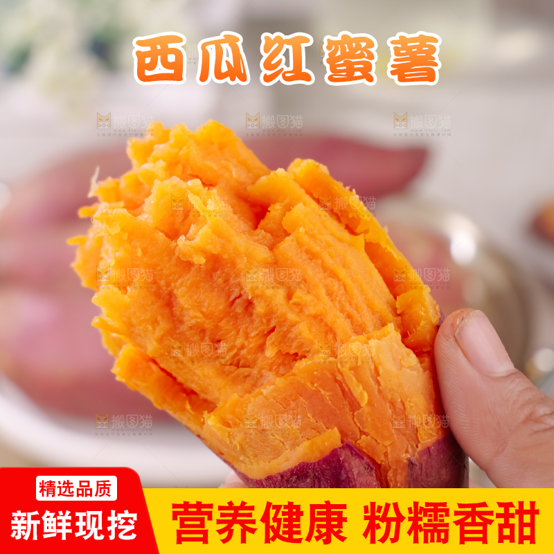 西瓜红蜜薯
