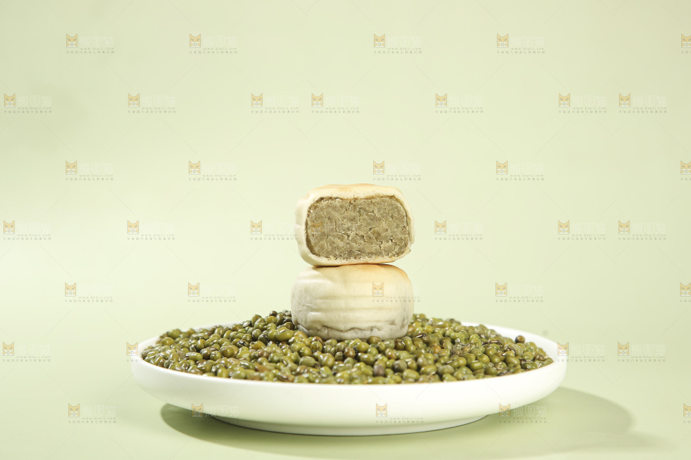 冰皮绿豆饼