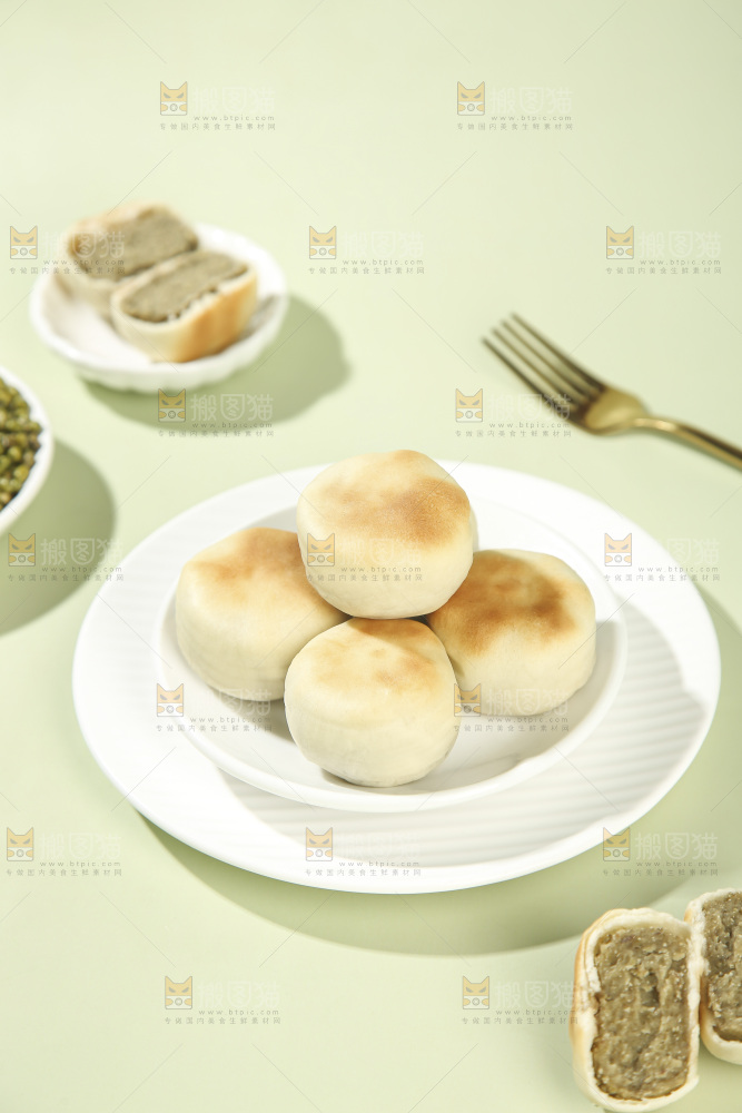 冰皮绿豆饼