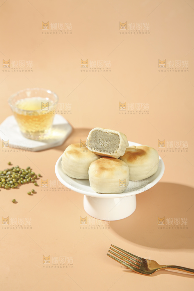 冰皮绿豆饼