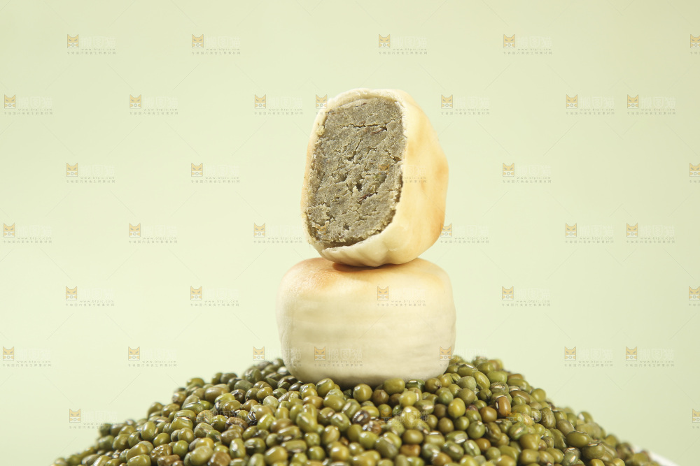 冰皮绿豆饼