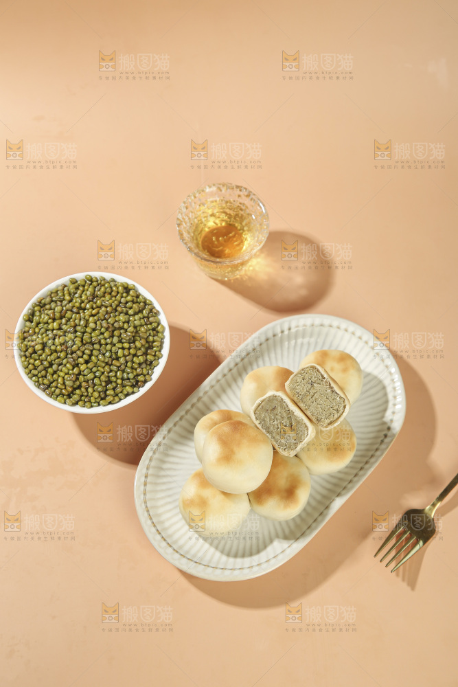 冰皮绿豆饼