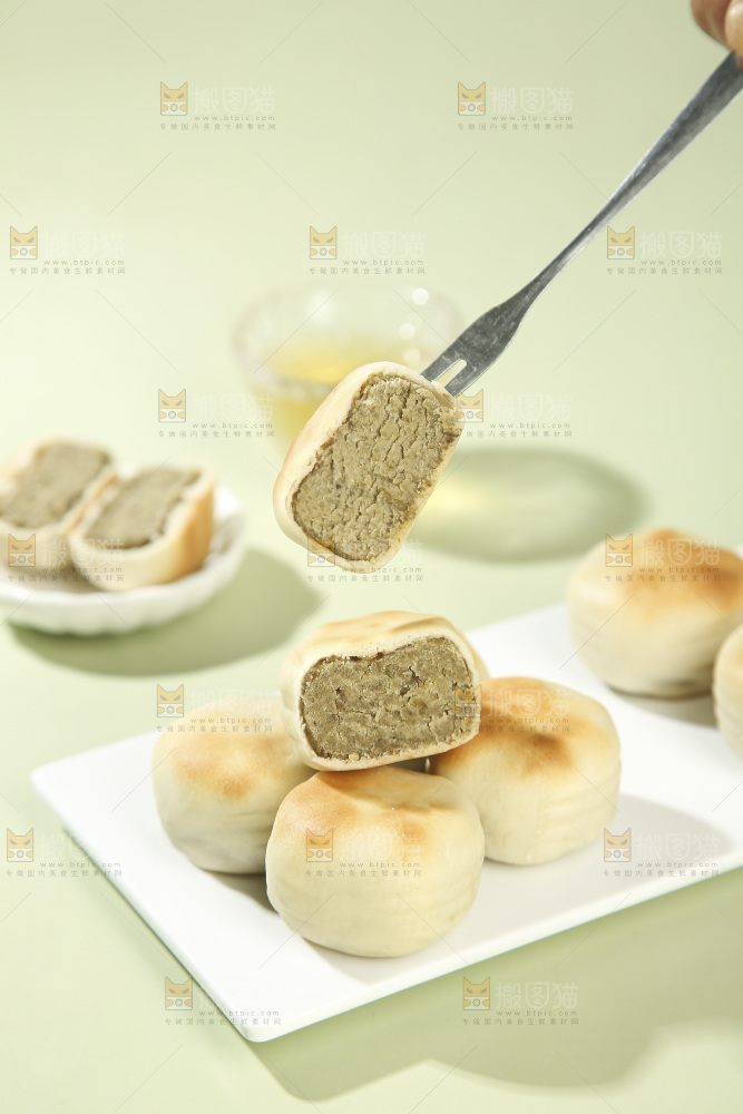 冰皮绿豆饼