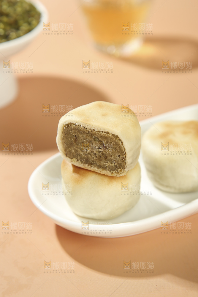 冰皮绿豆饼