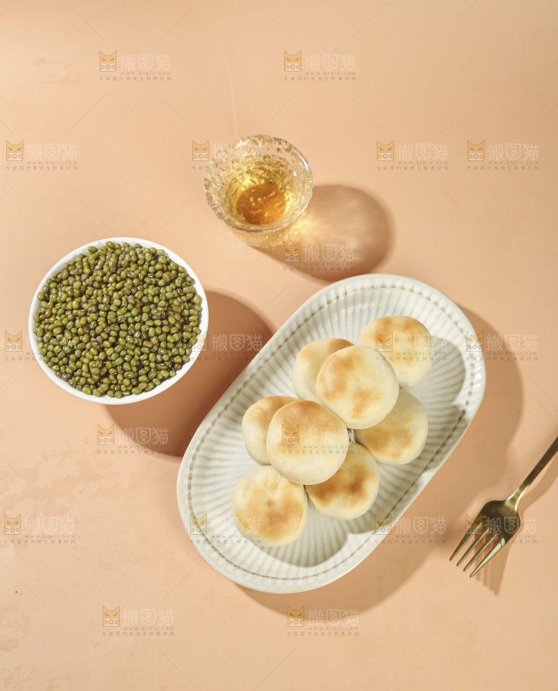 冰皮绿豆饼