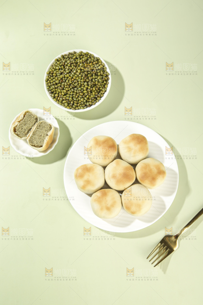 冰皮绿豆饼