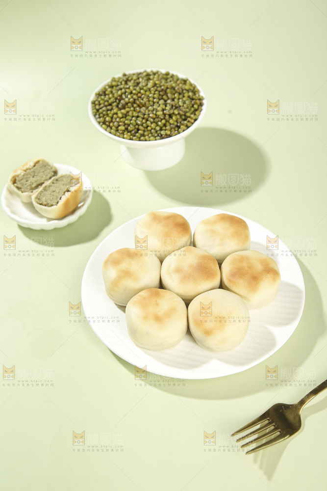 冰皮绿豆饼