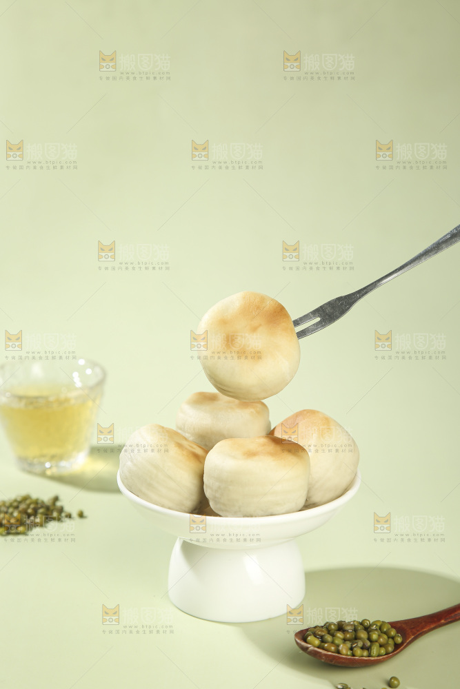 冰皮绿豆饼