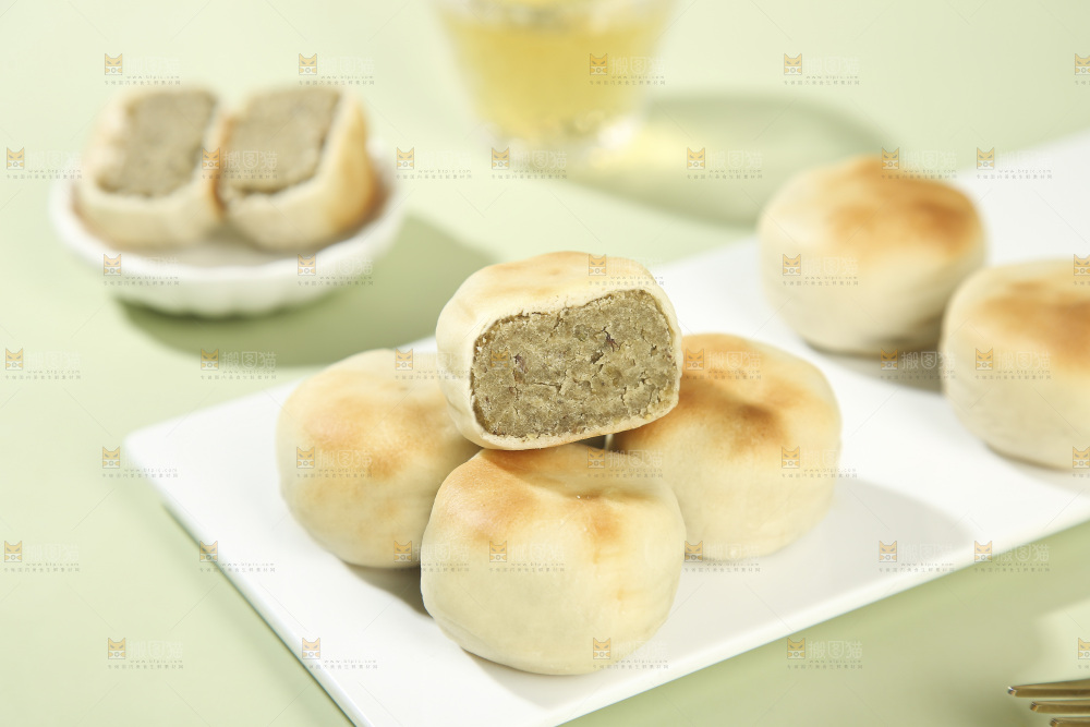 冰皮绿豆饼